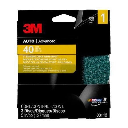 3M SANDING DISC 5" COARSE 3M3112